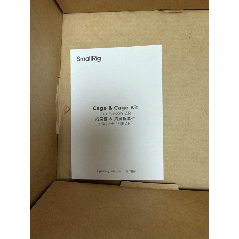 SmallRig 5647 Cage Kit w Top Handle for Nikon ZR30 Camera Open Box